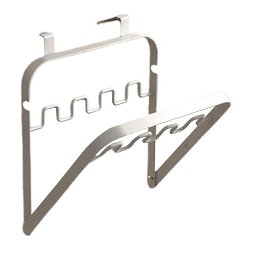 Percha para bolsas de basura para gabinete, soporte para bolsas de basura,Soporte colgante para bolsa de basura - Soporte de bolsa de basura de metal para puertas de cocina, suspensión plegable portát