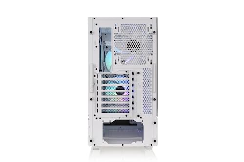 Miniatura 4 de Thermaltake Ceres 300 TG ARGB | Caja ATX Mid Tower | Paneles Perforados para Alto Flujo de Aire | 3 Ventiladores Preinstalados | Admite Radiador de 360mm | Blanco Nieve