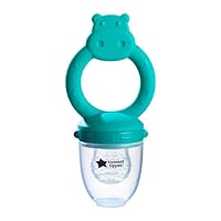 Tommee Tippee Baby Fresh Food and Fruit Feeder, Teether Soothes Sore Gums, Dishwasher and Steriliser Safe, Ideal for Weaning, Easy-Hold Handle, 4m+
