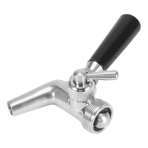 Grifo de cerveza de acero ajustable con rosca para barril de hogar 6