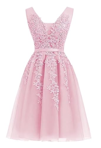 Asulla Tulle Wedding Bridesmaid Dresses Appliques Short Homecoming Dresses for Teens