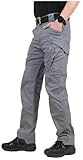 Tasche multiple: i pantaloni tattici da uomo hanno tasche multiple per riporre una varietà di strumenti e attrezzature e altri oggetti essenziali. Questi pantaloni da lavoro da uomo sono accuratamente progettati per fornire versatilità e ampio spazio di archiviazione.