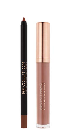 Preisvergleich Produktbild MAKEUP REVOLUTION Retro Luxe Matte Lip Kit Echelon, 2 Stück
