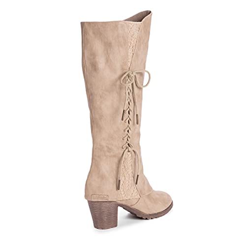 LACY LEO BOOT-STONE,6,M