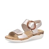 Semelle intérieure : Textile Remonte Sandales Mode Femme R6853, Pointure:39 EU, La Couleur:Argent