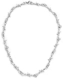 Stacheldraht-Look Urban Classics Barbed Wire Necklace silver one size