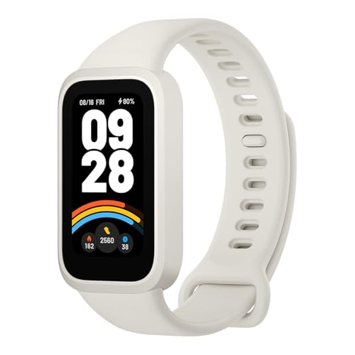 Consejos para Comprar smartwatch fit Top 5. 43 XIAOMI Band 9 Active Smartwatch Blanco | Pantalla TFT de 1.74' | hasta 18 días de batería | Resistente al Agua de 5 ATM | Monitoreo de Frecuencia cardíaca, Sueño y Estrés |...