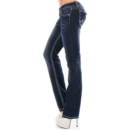 HBER Women's Y2K Fashion Wide Leg High Waist Denim Pants Boy...