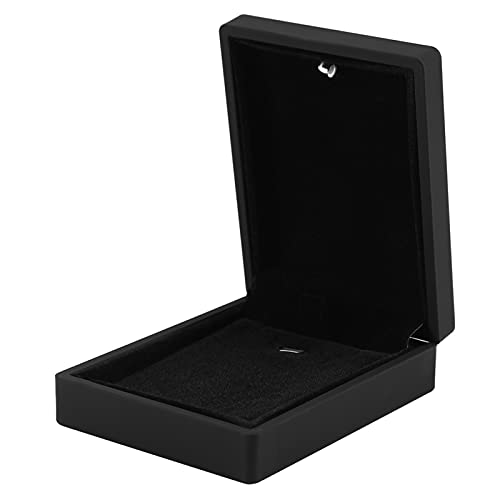Ymiko LED Lighted Jewelry Box Storage Box for Rings Pendants Bracelets Necklaces (Pendant Box)