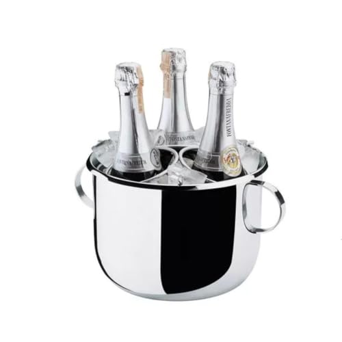 Forma Inox Balde De Gelo Champagneira 6 Litros Com Grelha Multiuso