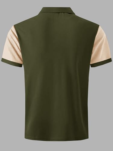 Image of Noble Monk Men's Regular Fit Polo T Shirt |Half Sleeves |Collar Tshirts T Shirt | Casual Tshirt