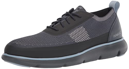 Cole Haan Men's Zerogrand Omni LACE UP Sneaker, Blue Knit/Ironstone Knit/Gry Pinstripe, 9