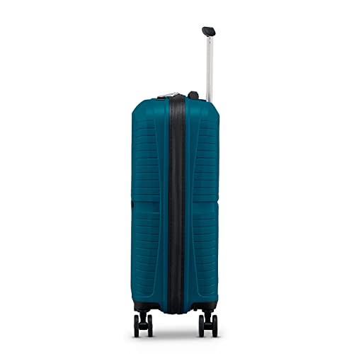 Image of American Tourister Airconic Hardside Luggage with Spinner Wheels, Deep Ocean, 2-piece Set (Carry-on /Medium), Airconic Hardside Luggage With Spinner Wheels