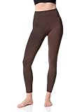 Thermoleggings Gefütterte Damen Legging mit Innenfleece im 2er Pack, Winter Seamless Thermo Legging...