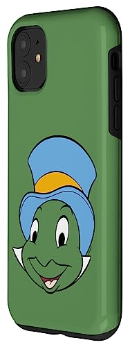 Coque iPhone 11 Disney Pinocchio Jiminy Cricket en silicone antichoc