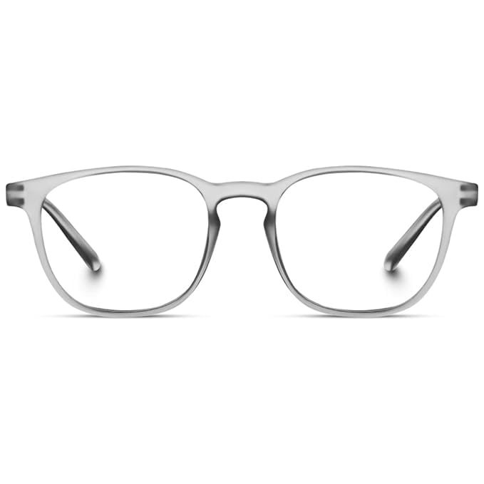 Image of Zero Power Computer Glasses - Blue Light Blocking, UV Protection, Lightweight Medium Specs for Digital Screen Safety, Stylish Everyday Wear, Eye Comfort for All-Day Use.