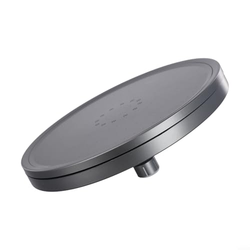 Gdfnmogo Cabezal de ducha tipo lluvia de panel grande de 230 mm con 6 modos ajustables y alta presión para una experiencia de baño similar al spa, compatible con sistemas de ducha estándar del Reino