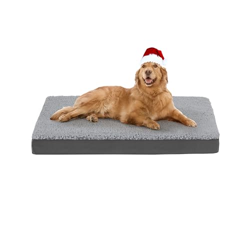 Codi-Dog-Bed-for-Large-Dogs-Orthopedic-Dog-Beds-with-Foam-Layer-Reversible-Dog-Mat-with-Removable-Cover-Waterproof-Pet-Bed-Machine-Washable-Grey