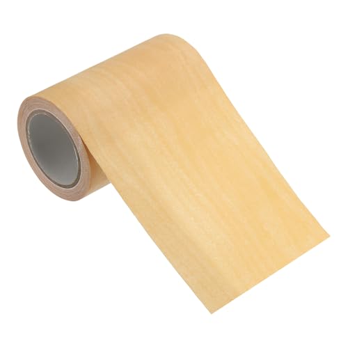PATIKIL Wood Grain Repair Tape 3" x15ft, Self Adhesive Realistic Textured Repair Tape Patch for Floor Door Table Cabinets Desk,Yellow Maple