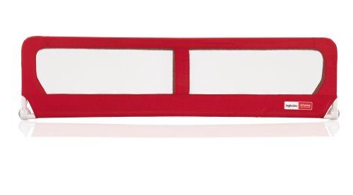 Barrière lit pliable M'Home Dream rouge 150 cm avec maille respirante