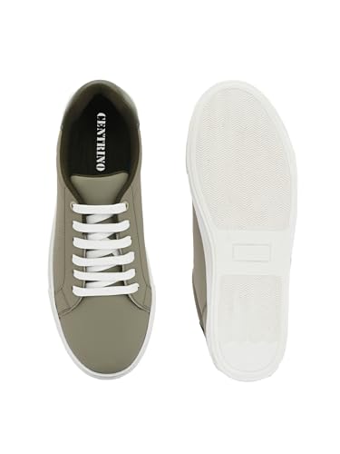 Image of Centrino Women Casual Shoes | Colorblock Sneakers with Ultra Soft Cushion Lace-Up Shoes All-Day Comfort | Trendy & Lightweight Design | Low Top Flat Sole(7611)