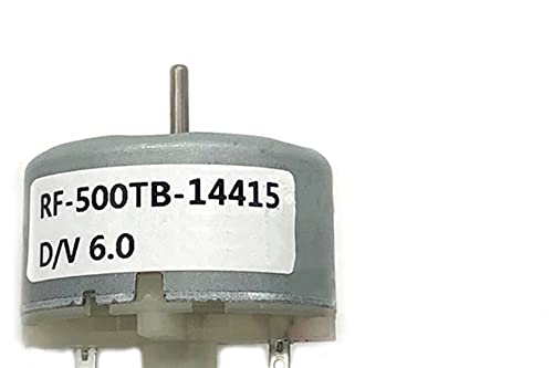 Pangyoo PYouo-DC Motor Avertissement Moteur DE Light, Micro Squier HUMIDIFICAL Moteur, 3V6V12V DC Moteur, RF500TB12560 14415 18280 (Speed(RPM) : RF 500TB 14415) Cover