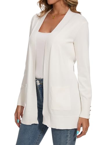 Image of Spicy Sandia Womens Open Front Cardigan Sweaters with Pockets | Long, Dressy Casual, For Office Work Business, 2026 Fall Trendy