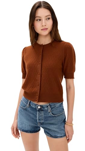 FRAME Women's The Cashmere Pointelle Cardi