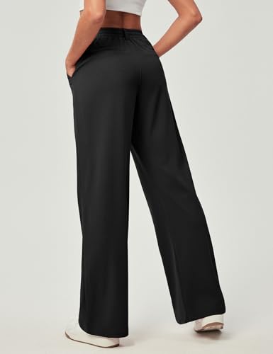 Ewedoos-Weite-Hosen-Damen-Stoffhose-Elegant-Anzughose-Wide-Leg-Stretch-Hose-Damen-Hohe-Taille-Palazzo-Hosen-mit-Taschen-fuer-Buero-Freizeit-Business-Outfit - sparfuchs24.io – Top Angebote, Tests & Preisvergleiche