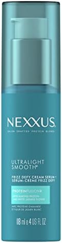 Nexxus Ultralight Smooth Hair Serum for Dry and Frizzy Hair Weightless Smooth Hair Treatment to Block Out Frizz Against Humidity 4 fl oz