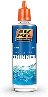 AK-Interactive Acrylic Thinner 60 ml 712 - Model Building Paints and Tools # AK-712