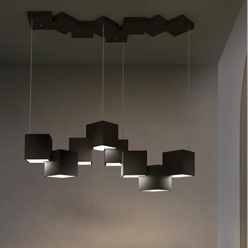Lampe suspendue au plafond style Cube magique pour salle à manger