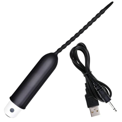 Haste Uretral Longo com 10 Modos de Vibração Recarregável