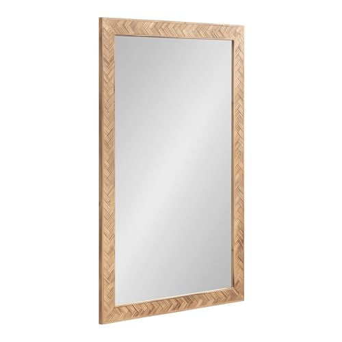 Kate and Laurel Braywood Modern Pieced Wood Rectangle Mirror, 24 ...