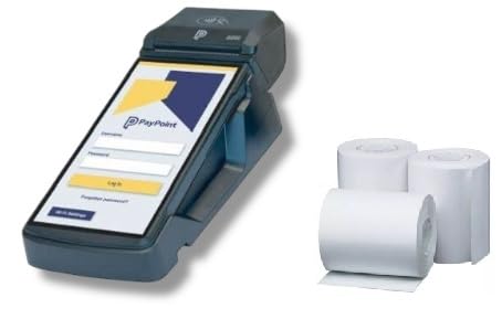 Replacement Receipt Paper Rolls for Paypoint Sunmi P2 Pro Mini Terminal, 20 Rolls