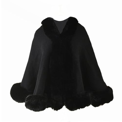 Women Faux Fur Shawl Wrap Bridal Fur Scarf Stole Evening Dresses Collar Cloak Cape3