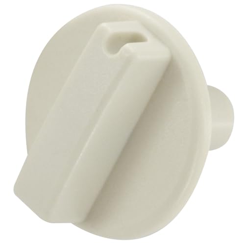 Image of 1PC 63818002 Temp Control Knob for Wall Heater Replacement | Fits for TPI63818002 Household Appliance Baseboard, Heater Knob, Off White