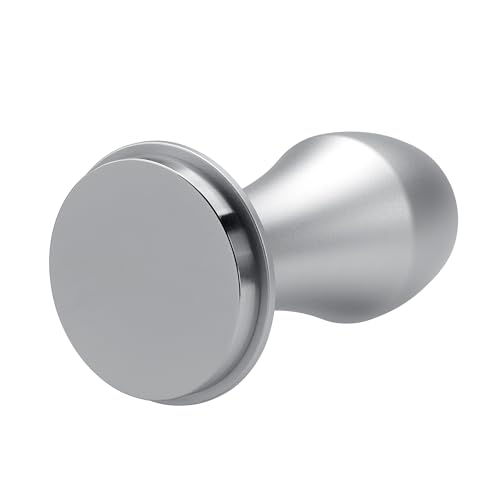 Image of Normcore 51.5mm Coffee Tamper V4.1 with Click Sound Feedback, Spring Loaded Tamper With Stainless Steel Flat Base, Compatible with La Pavoni Europiccola and Professional Millenium, Black