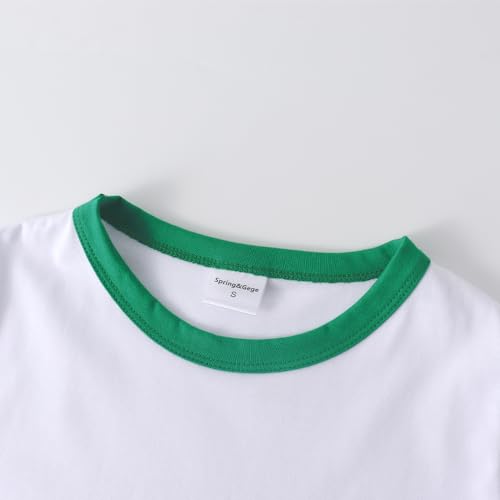Spring&Gege Boys Short Sleeve Ringer Tee Kids Cotton Sport Crew Neck T-Shirts (5-14 Years)3