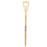 Spatenstiel Dalhoff Ideal Spatenstiel Esche mit D-Kopf 85 cm für 41 mm Tüllen Gebogen und Lackiert