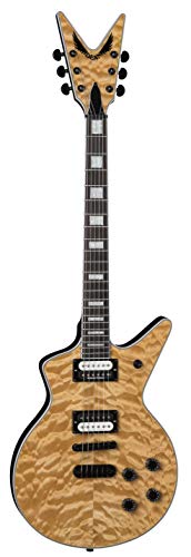 Dean Cadi Select Quilt Top Electric Guitar, Gloss Natural #TOP1