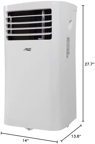 Arctic King Portable Air Conditioner WPPH-08CR5 8,000 Btu Remote Control White