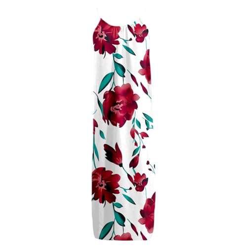 Robe décontractée longue de plage style summer gown fluide et douce - 3