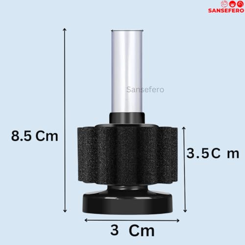 Image of Premier Plants Ly-2833 Biochemical Sponge Filter for Breeding Nano Fish Tank Aquarium Sponge with 3 Meter Air Tube and Ultra Silent Air Pump