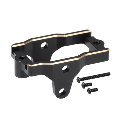 Brass Servo Mount Bracket for TRX4M Stock Servo 1/18 RC Crawler Car Upgrade Parts, Black