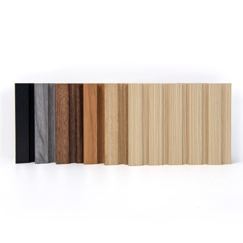Paneles de listones de madera de MDF texturizado 3D Art3d para decoracion interior elegante 4