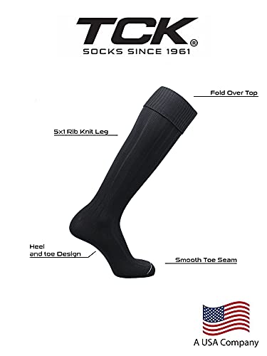 Image of Soccer Socks With Fold Down Top - European Style for Adults - Men and Women