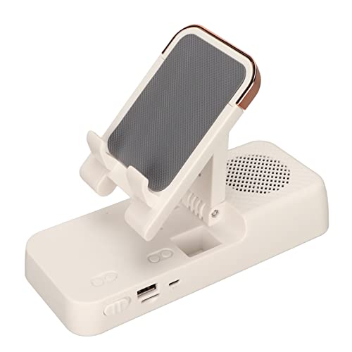 Support de téléphone avec haut-parleur BT sans fil et base antidérapante