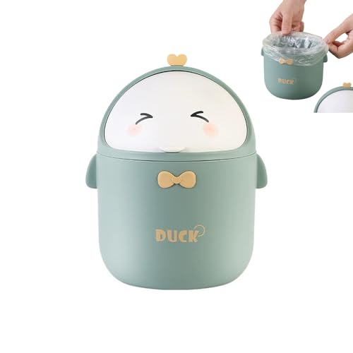 KUIZHEN Desktop Bin Tea Bag Bin Desk Bins Mini Mini Deskbin with Lid