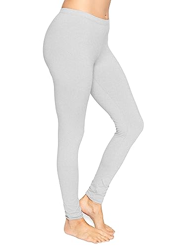 Image of STRETCH IS COMFORT Cotton Capri Leggings, Knee Length Pants, Plus Size | Soft pull-on comfort, lightweight summer feel, ankle option, casual layering, cotton leggings, black capris, under dresses